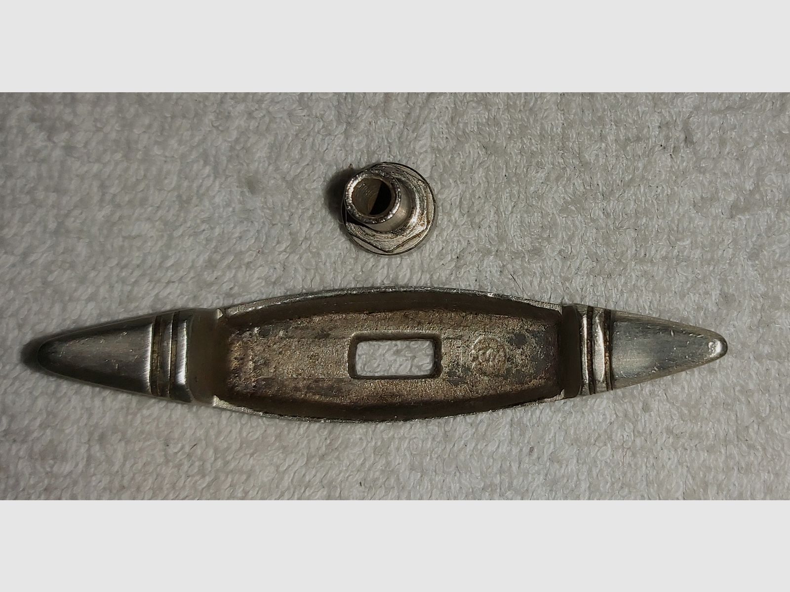 2 WK original lower crossguard and head screw for SA or SS service dagger