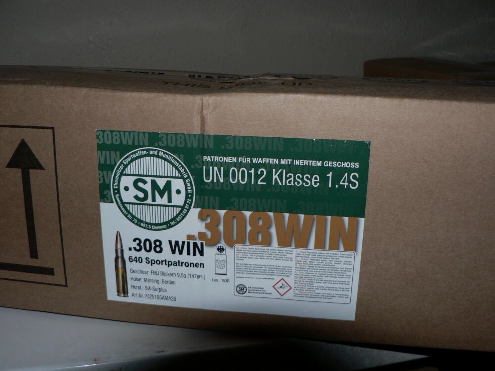 .308 WIn AMA Surplus 147grs. 640 Schuss