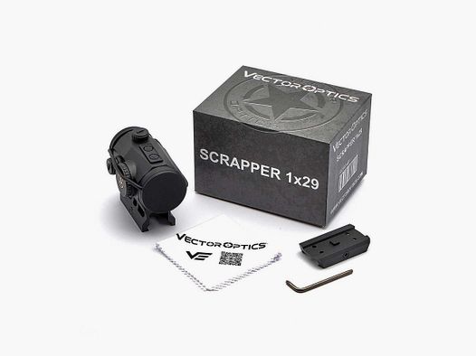 Vector Optics SCRD-47 Scrapper 1x29 GENII IPX6 3MOA Rotpunktvisier