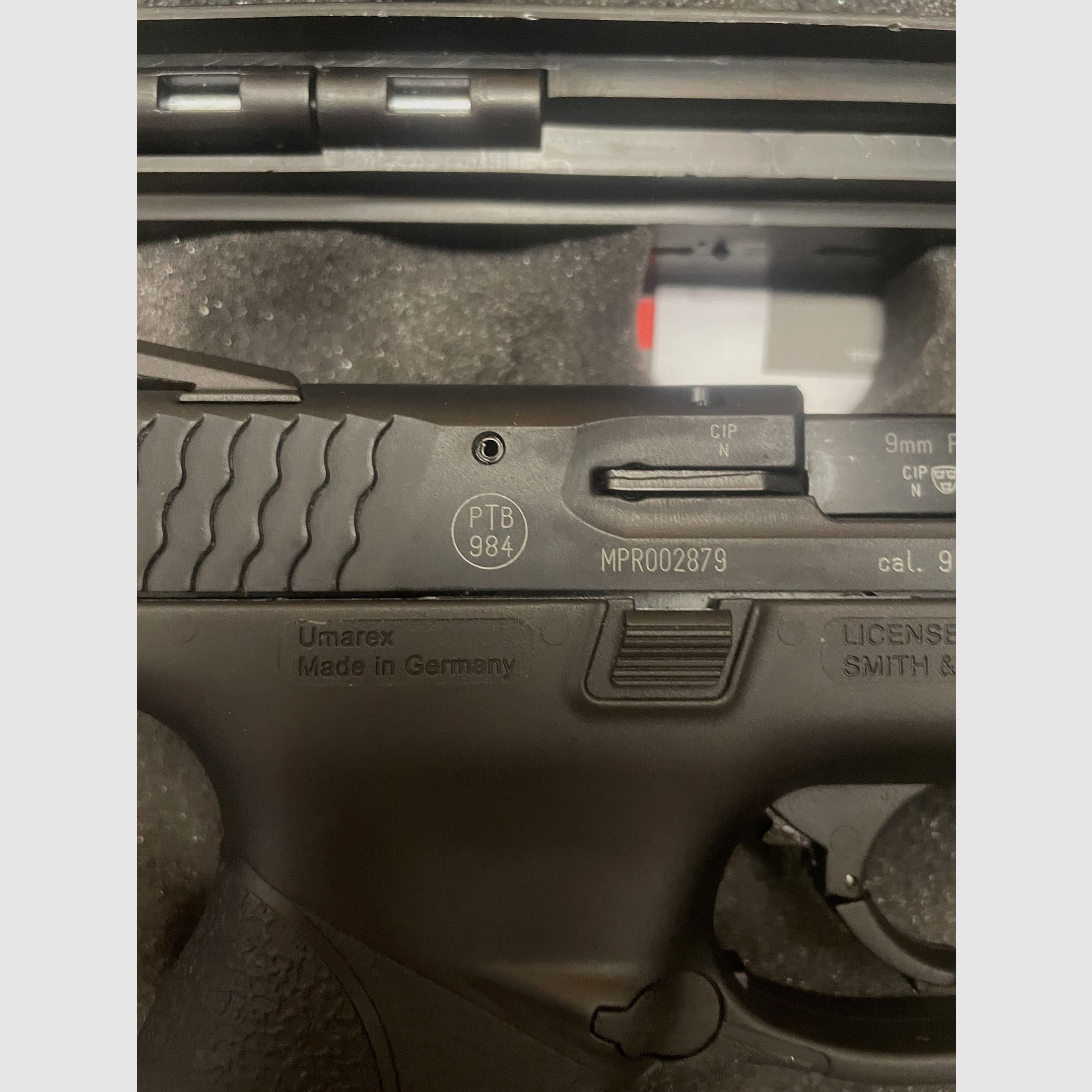 Umarex Smith & Wesson M&P9c 9 mm P.A.K. – komplett & ungeschossen