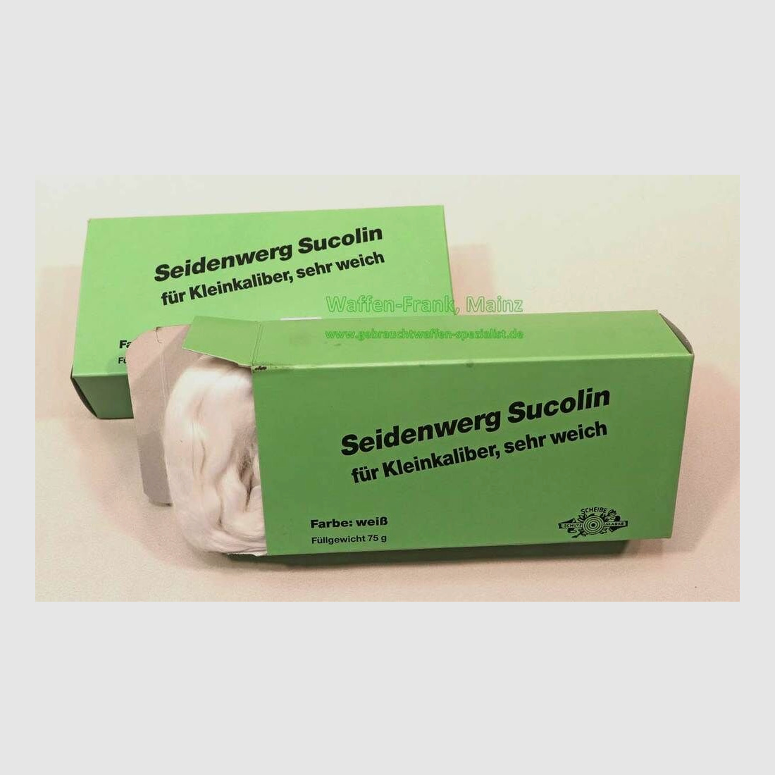 Scheibe Schutzmarke Seidenwerg Sucolin