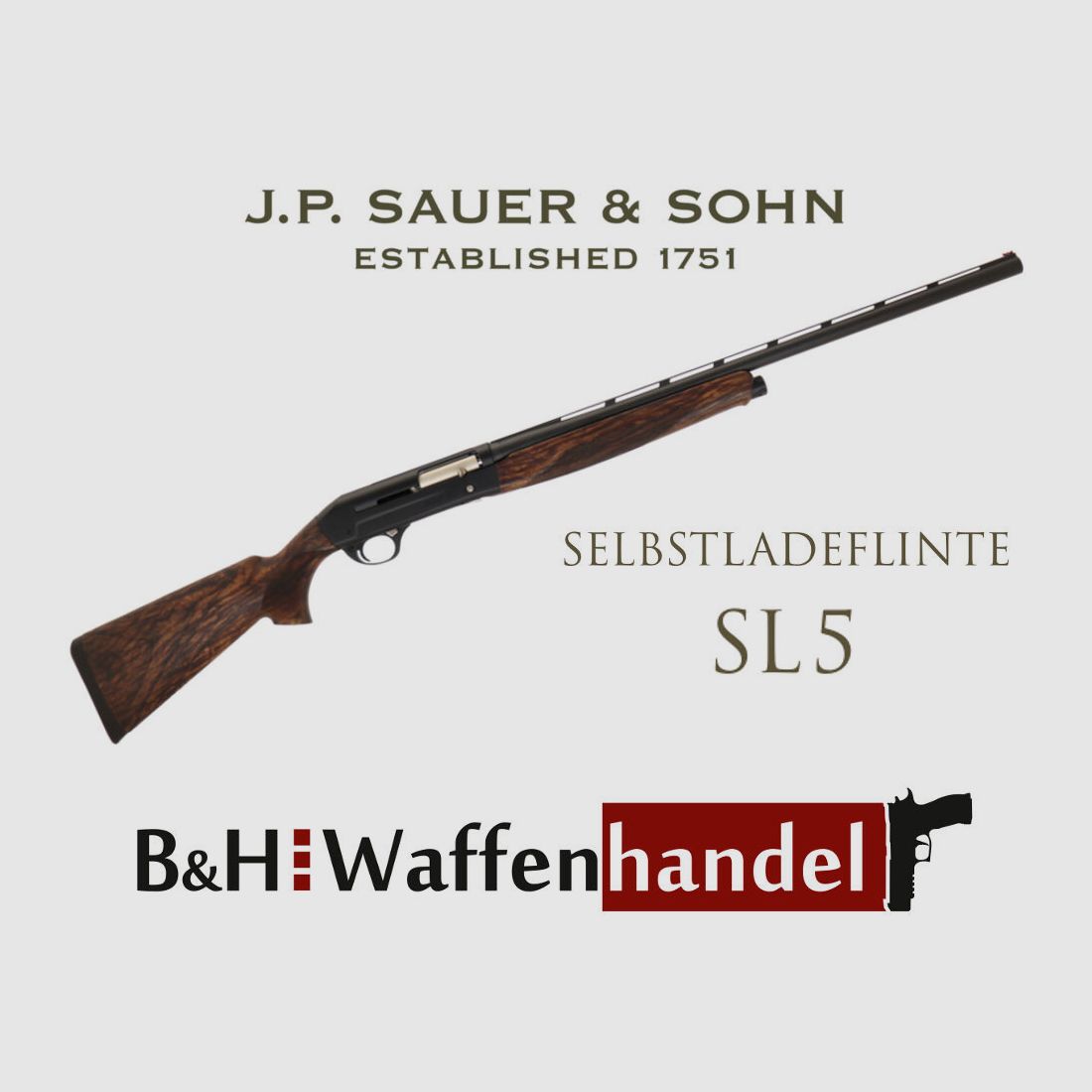 Sauer & Sohn Selbstladeflinte SL 5 - Der wohl schönste Jagd- Halbautomat -