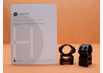 HAWKE HAWKE Montageringen Match 1" hoog (22114) BH=14mm Aluminium zwart mat voor Weaver-/ Picatinnyprofiel