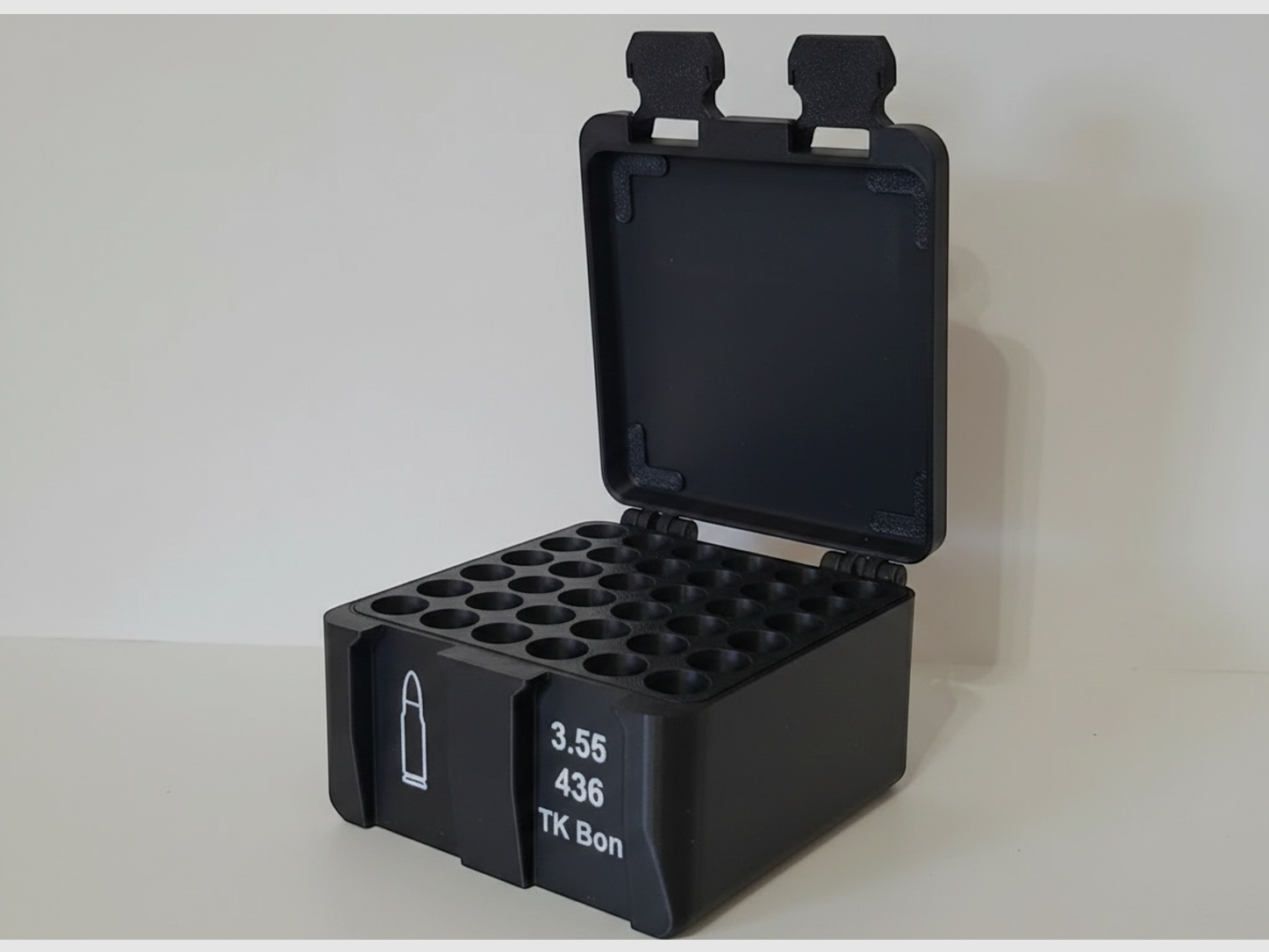 Filamelt skrzynka na amunicję / 28 Gauge / 'Składana / Zatrzaskowa pokrywa' / skrzynka na naboje, Ammo Box, zdjęcie 1 z 10