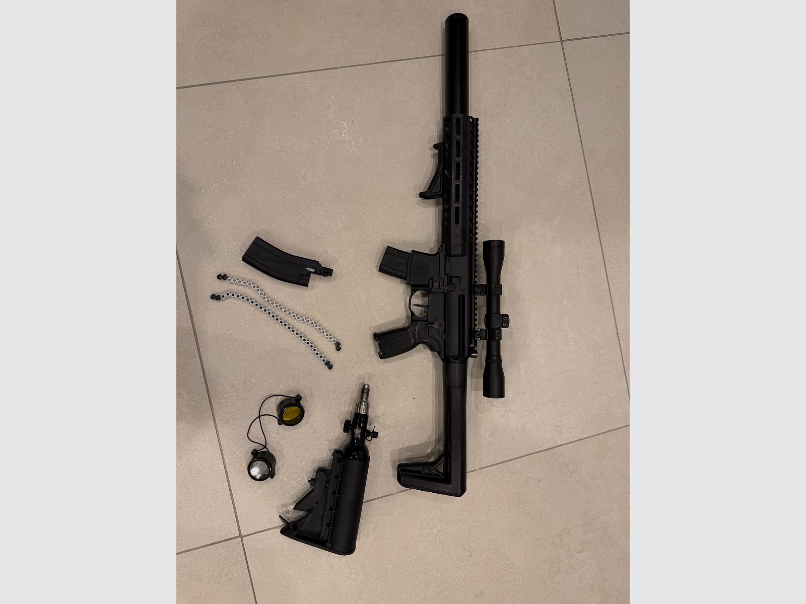 Sig Sauer MCX CO2 und Pressluft