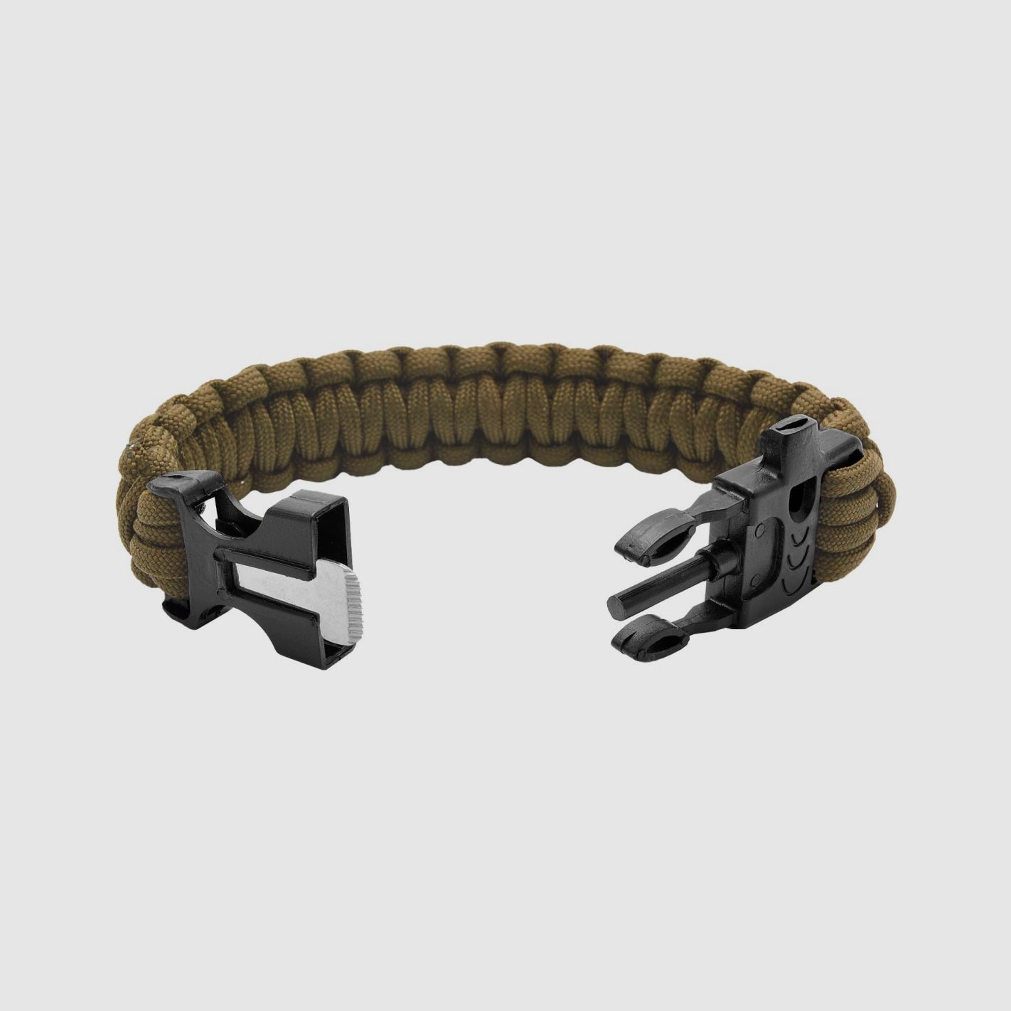 Survival-Armband Paracord 3 In 1 Tan, Bild 2 von 4