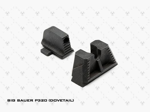 Strike Industries Iron Sights P320 – Suppressor Height