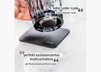 Bicchieri in plastica magnetica grigi, whisky