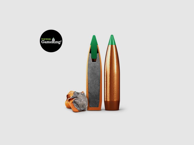 Barnes Harvest Collection 7mm Rem. Mag. 9,7 g / 150 gr Sierra Tipped GameKing Jagdmunition – 20 Stück #32402