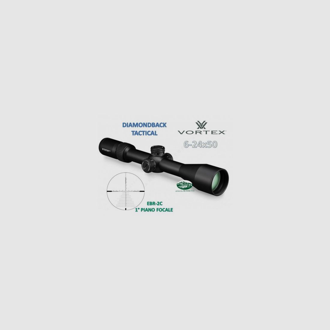 VORTEX DIAMONDBACK TACTICAL 6-24x50 FFP ret. EBR-2C Mrad