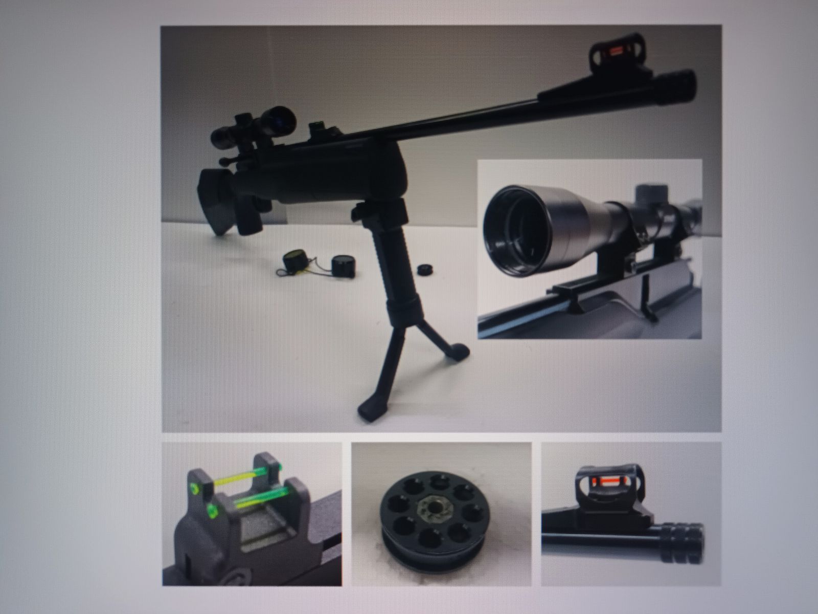 Umarex 850 M2 AirMagnum __ Luftgewehr 4,5mm + ZF + 2 Bein + Magazin__Neu Preis 495,- EUR, Bild 4 von 4