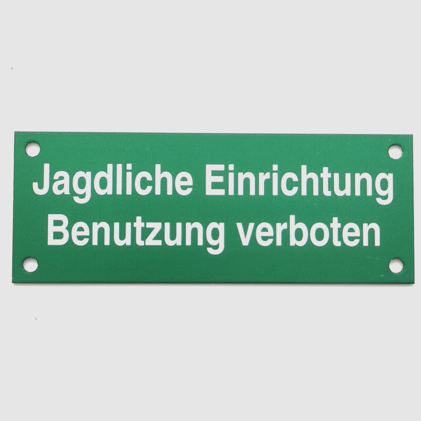 Hochsitzschild ''Jagdliche Einrichtung''