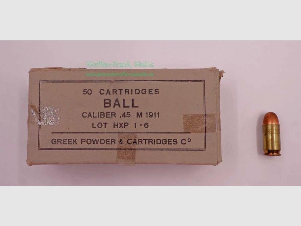 USA, Diverse Pistolenmunition