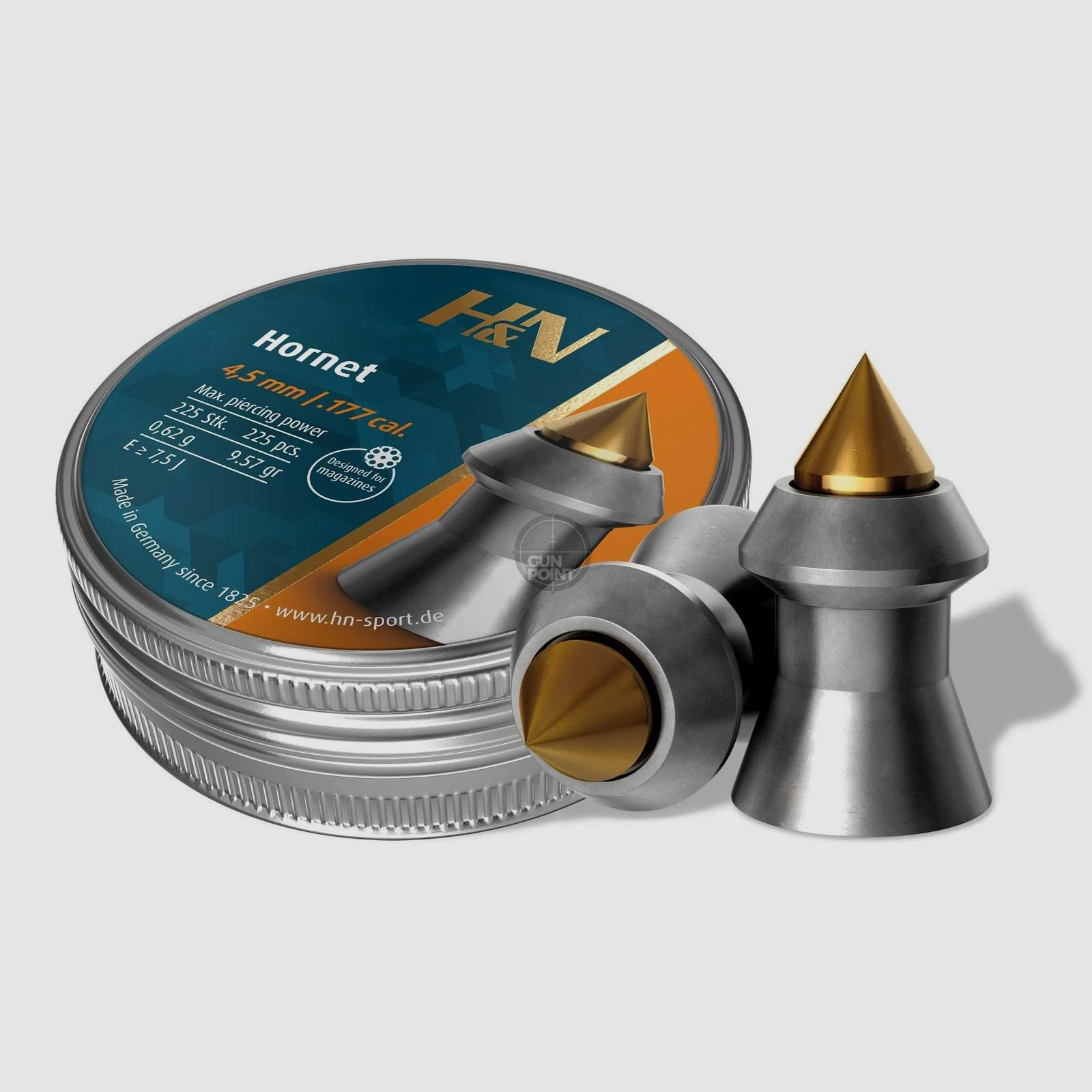 H&N Hornet - 4,50 mm / .177 cal. - 225 Stck