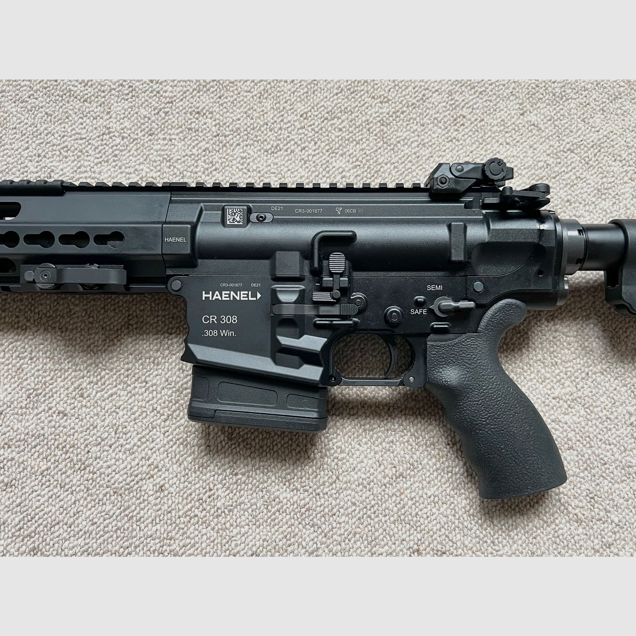 Haenel CR 308 .308 Win 16,65" Matchabzug – FABRIKNEU 0 Schuss – 2x Magazin