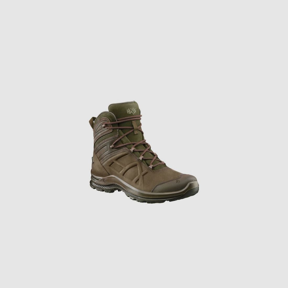 HAIX Herren Outdoorstiefel BLACK EAGLE Nature GTX mid braun/gr?n 11,5 UK - 47 EU