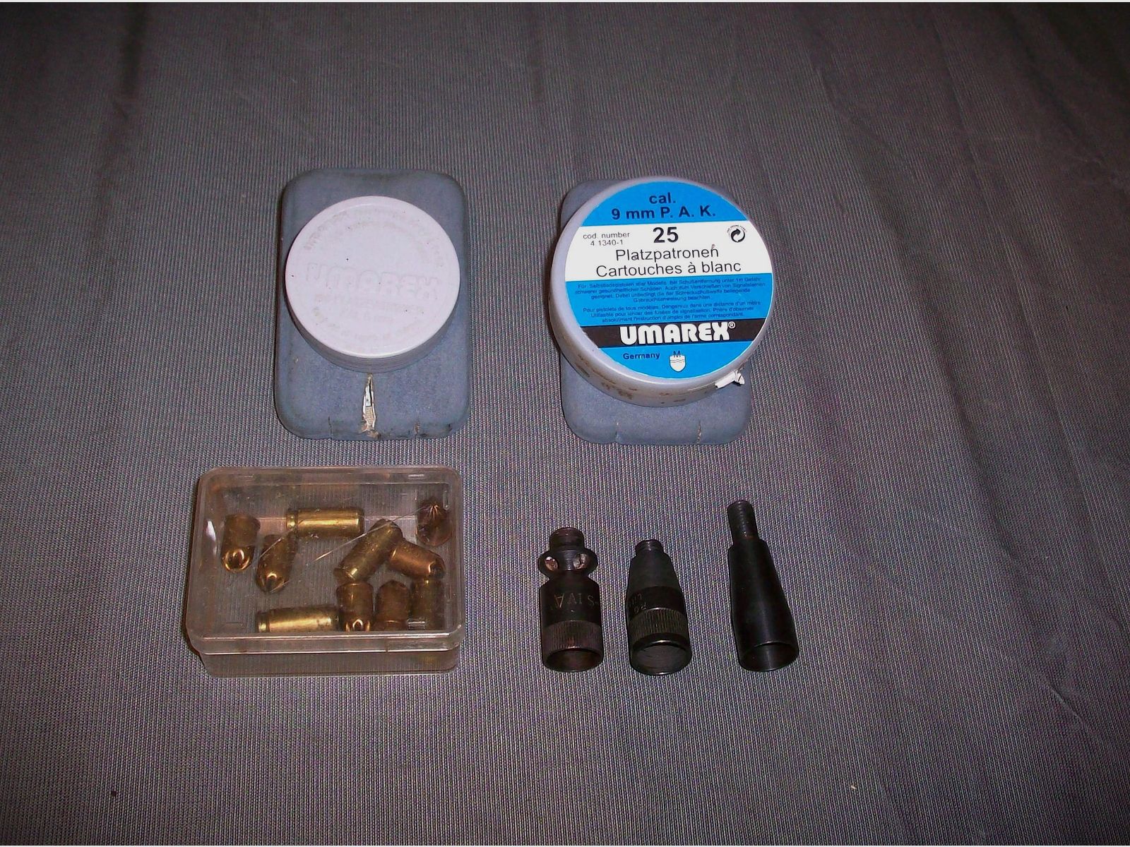 Pistolen Knall - Reizgas Munition Cal. 6/9 mm  & Zubehör!