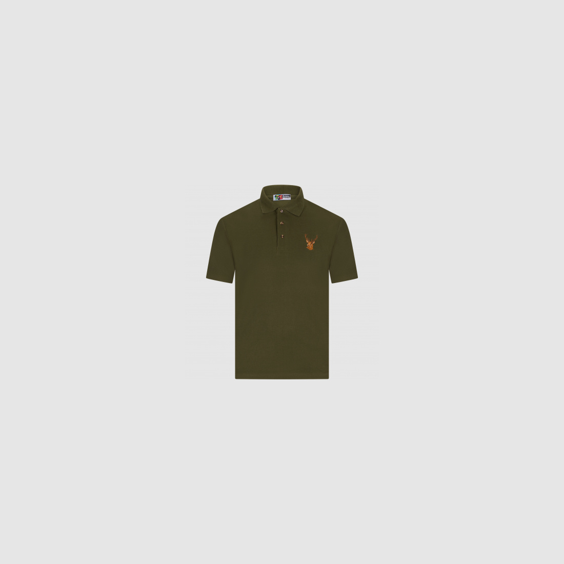 il Lago Basic Polo-Shirt Rothirsch Unisex (Oliv) | XXL