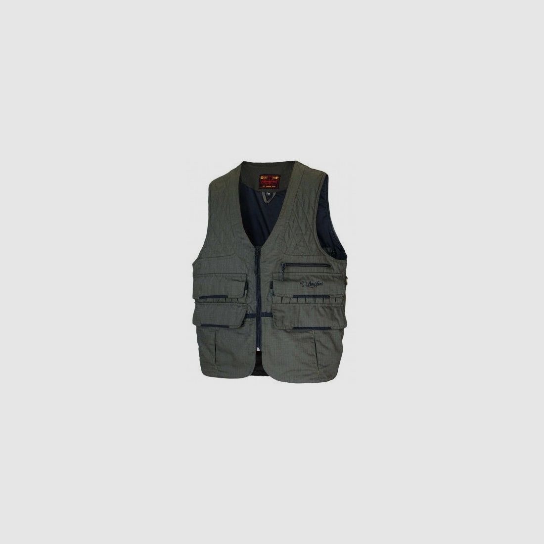 Dubbele Morral Vest Khaki Rip Stop “IRON” REF 777