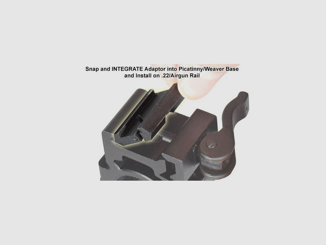Weaver-adapter voor 11mm rail, afbeelding 5 van 6