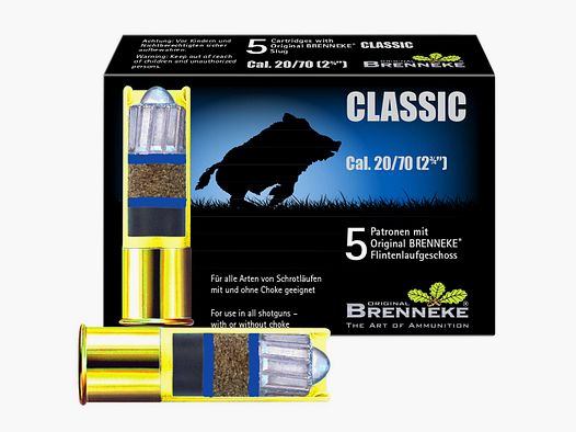 Brenneke 20/70 Classic 24,0g/370grs.