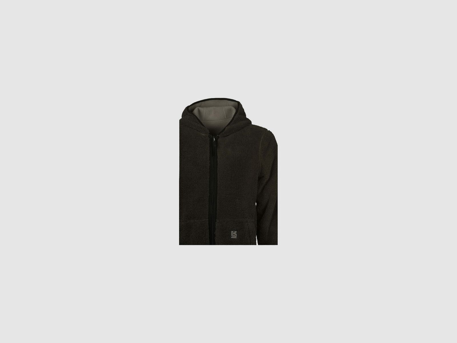Univers - Wende-Fleecejacke grau/braun, Bild 10 von 10