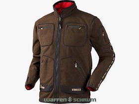 Härkila Fleecejacke Kamko Brown/Red