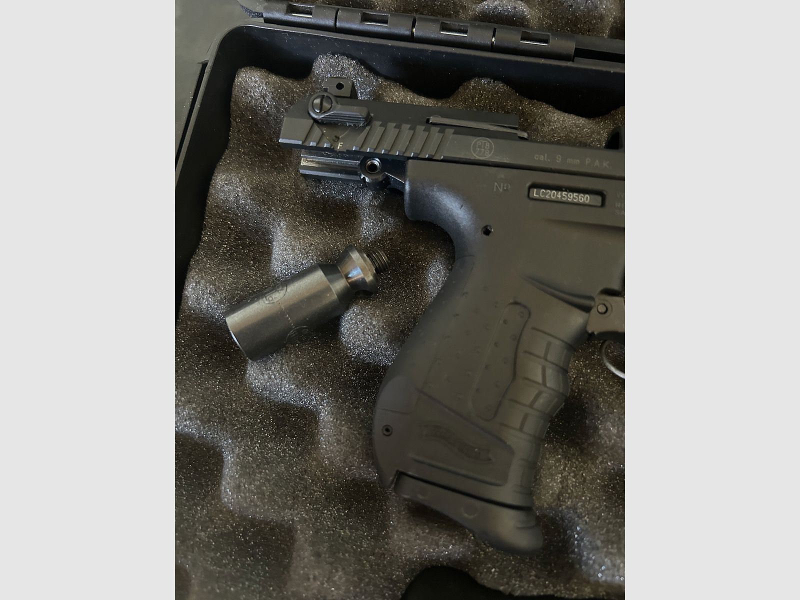 Half-functioning blank-firing Walter P22 BLK