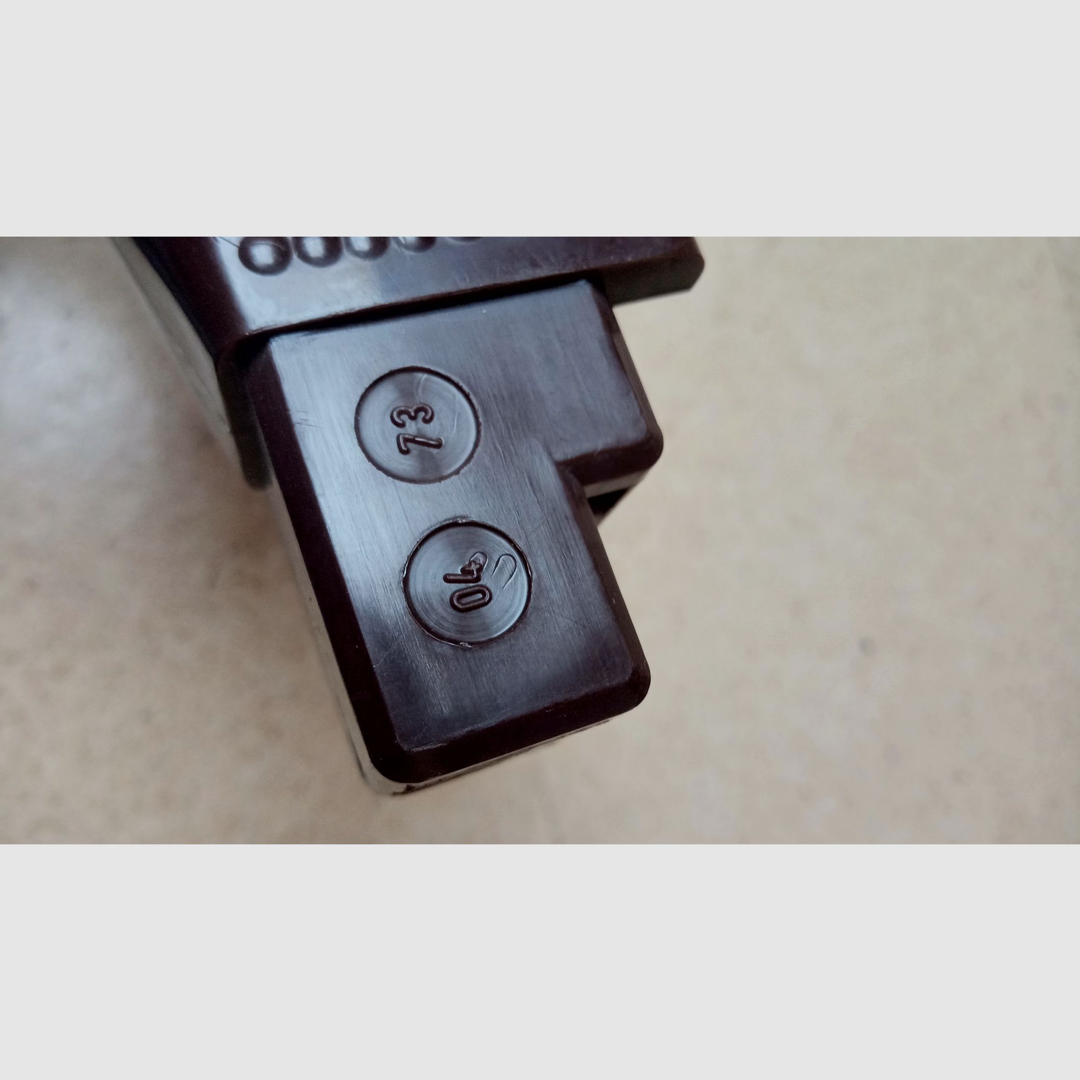 Original East German plastic fixed stock for the MPi-KM manufacturer VEB Wiesa in absolutely best condition // GDR NVA / AKM