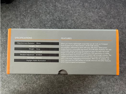 Primary Arms SLX 3x Prisma Gen 3 ACSS 