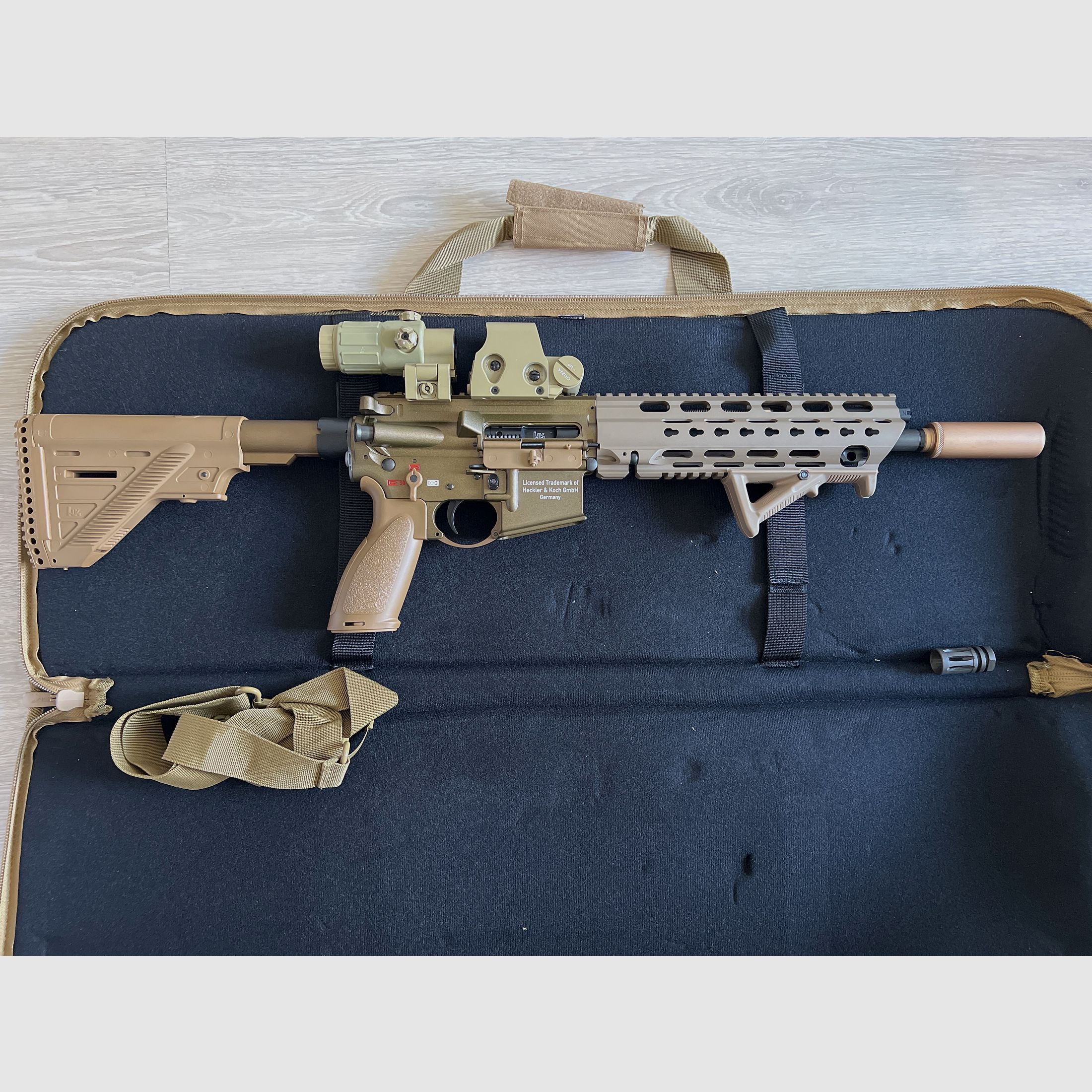 VFC HK416 A5 GBBR Airsoft met accessoires