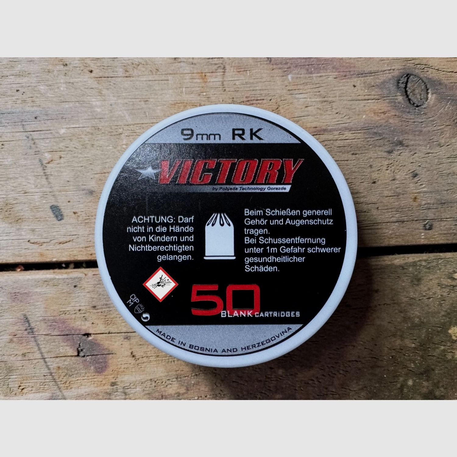 Victory Platzpatronen 9mm R Knall