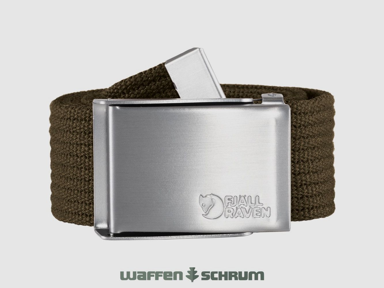 Cinturón Fjällräven Canvas Verde Oliva Oscuro