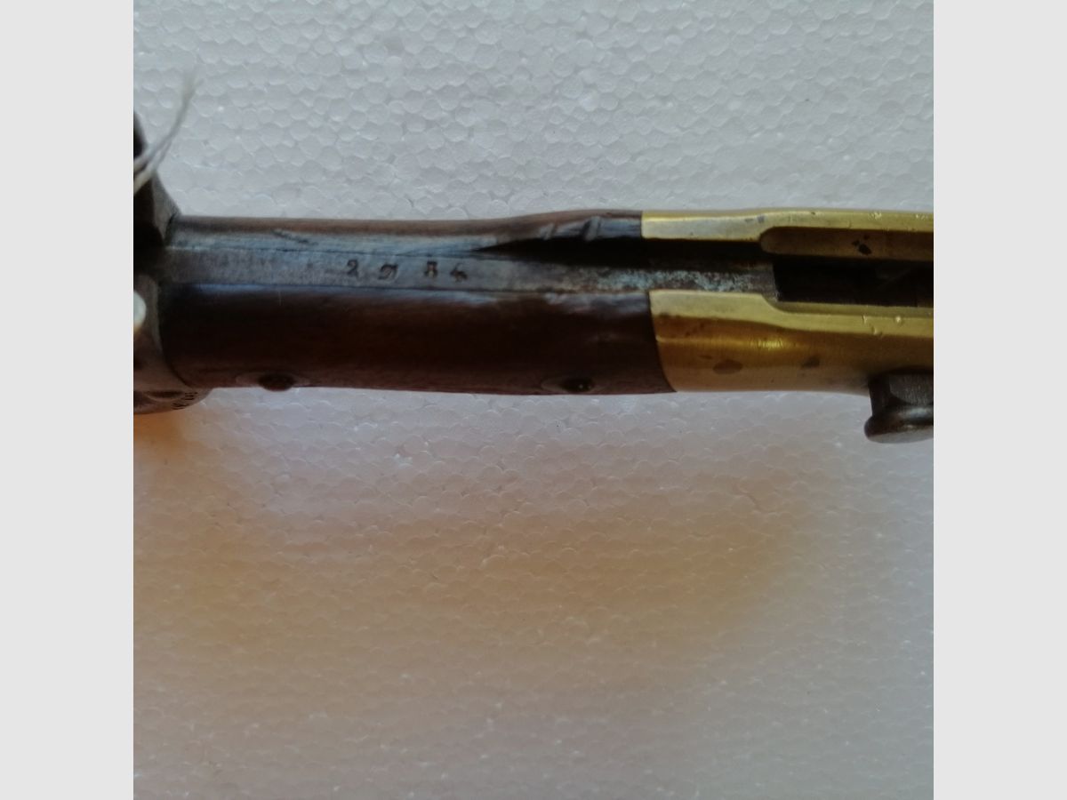 Sehr schöne Bajonett für Gewehr GRAS Mod 1874 – Waffenfabrik Châtellerault – mit Nummer – Hervorragender Zustand, Bild 9 von 17