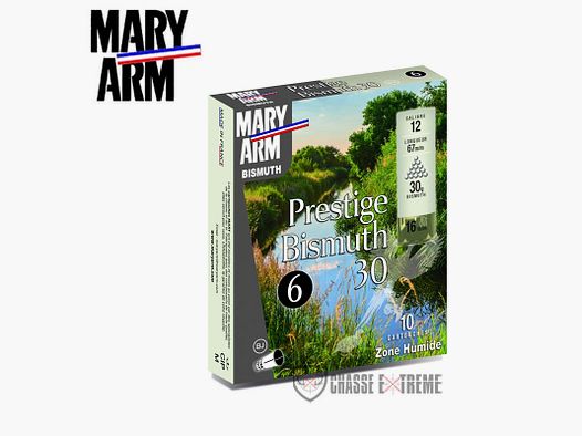 10 Patronen MARY ARM Prestige Bismuth 30g Kal 12/67