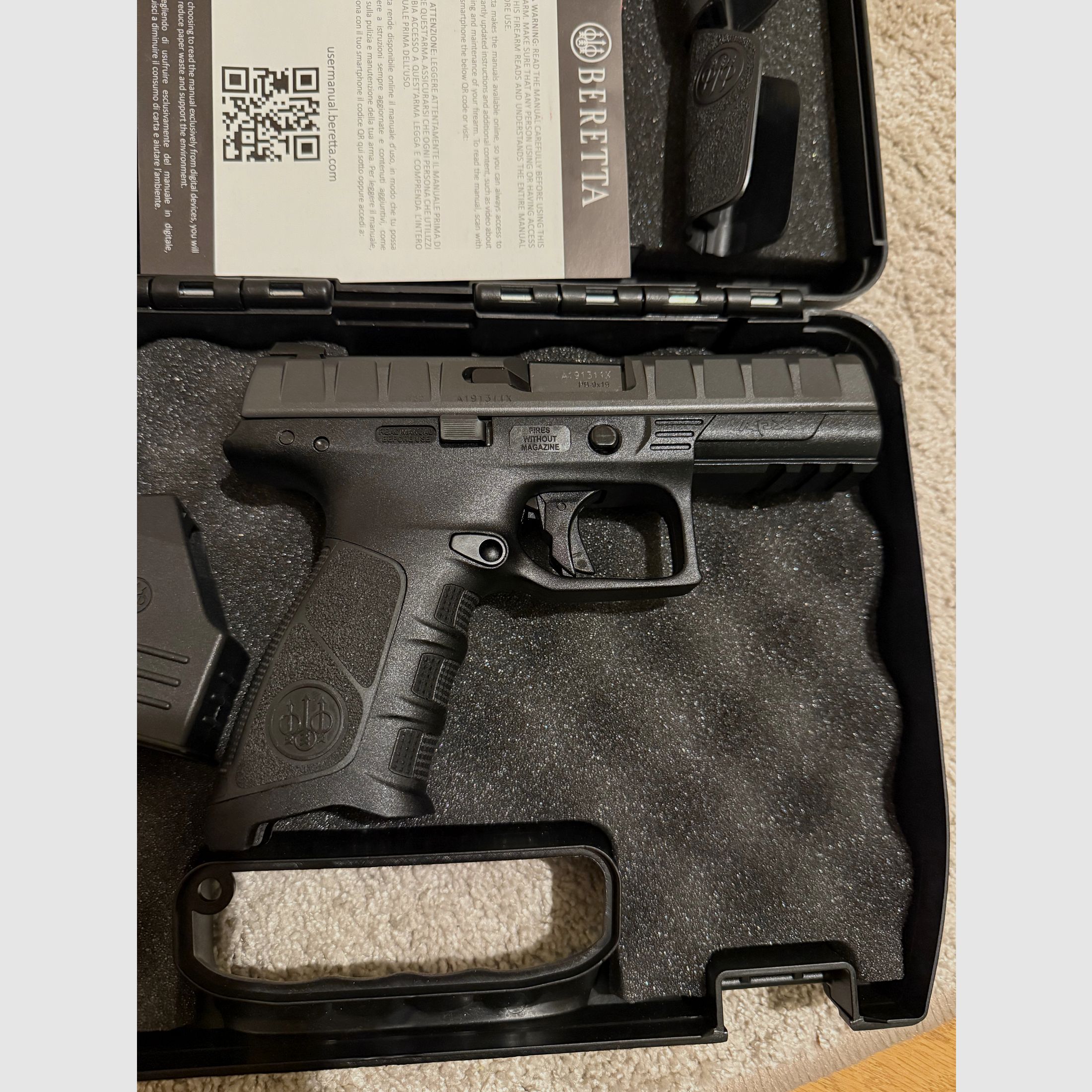 Beretta APX 9x19 Pistole wie NEU 9mm Luger