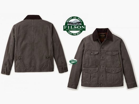 FILSON Giacca Rustic Canvas JOURNEYMAN colore Bark