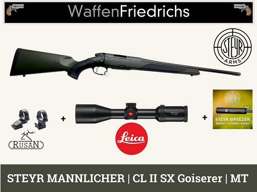 STEYR ARMS	 CL II SX Goiserer "HORRIDO" | Komplettangebot Jungjäger - Waffen Friedrichs
