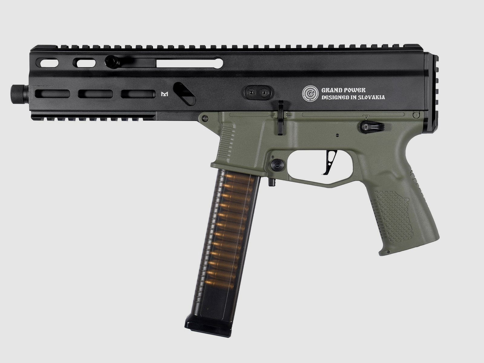 SP10A3 Stribog Alpha in Oliv - max 0.5 Joule – Airsoft mit ETU | Delta Armory