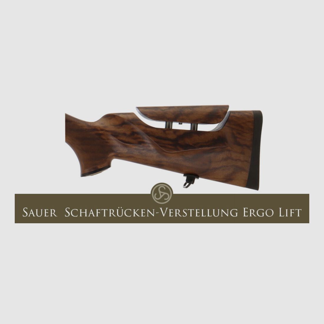 Sauer Komplettpaket:	 S 404 Select Ergo Lift Repetierer mit Handspannung Zeiss 2.5-15x56 Schalldämpfer Riemen Anschuss Koffer
