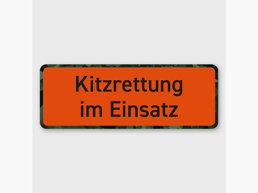 Wilde Hilde Magnetschild Kitzrettung