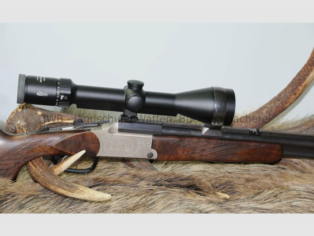 Blaser 700 with Meopta R2 and insert barrel caliber .222 Rem. - mountain rifle 7x65R; 16/70