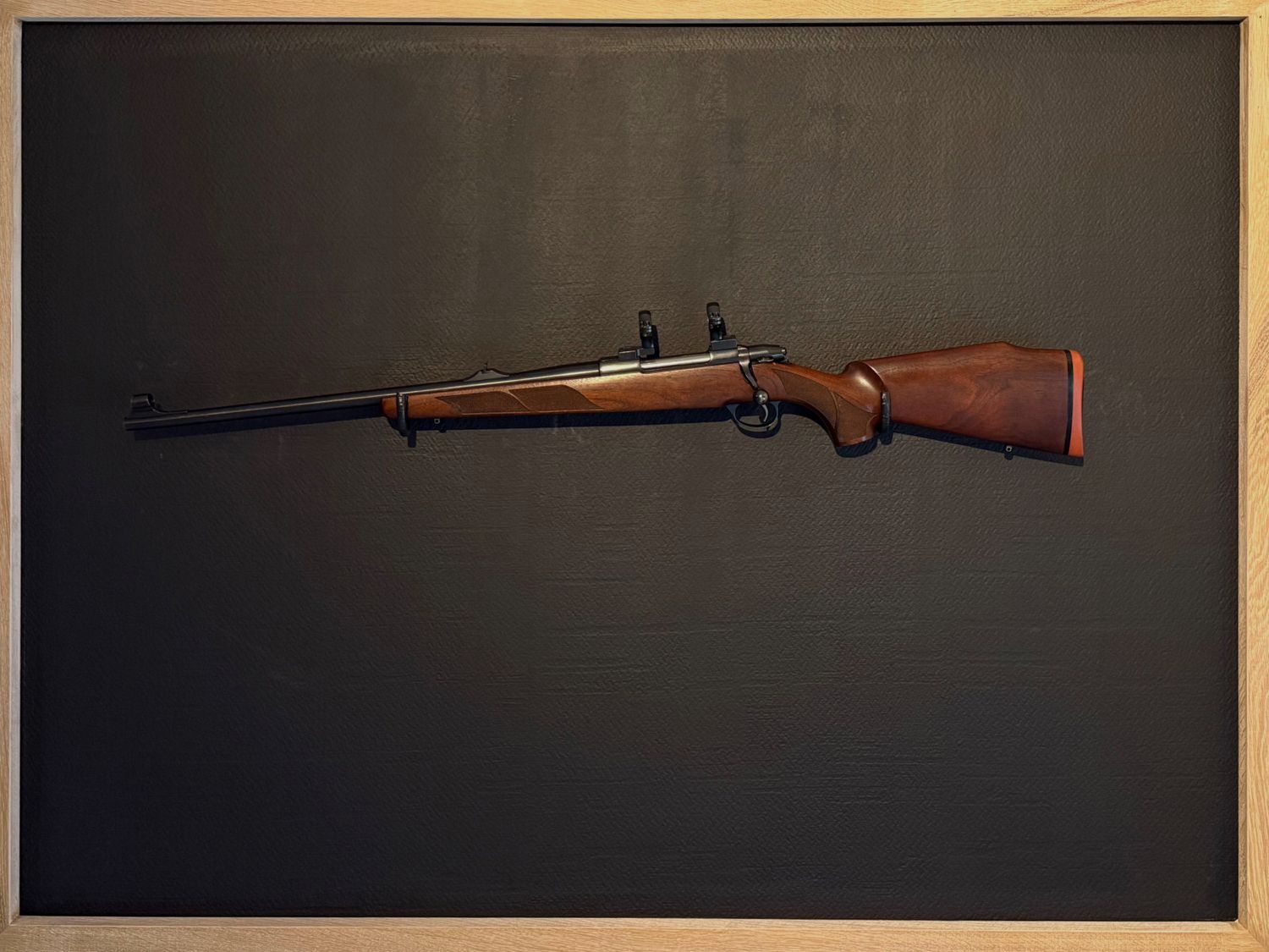 Left-handed weapon: Sako 75 Hunter caliber .30-06 with ring mount (steel)