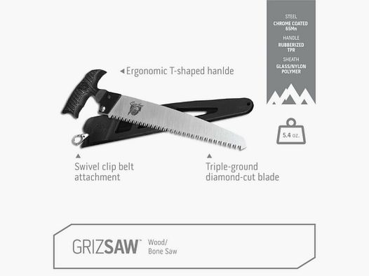 Outdoor Edge Saw Griz Saw Black