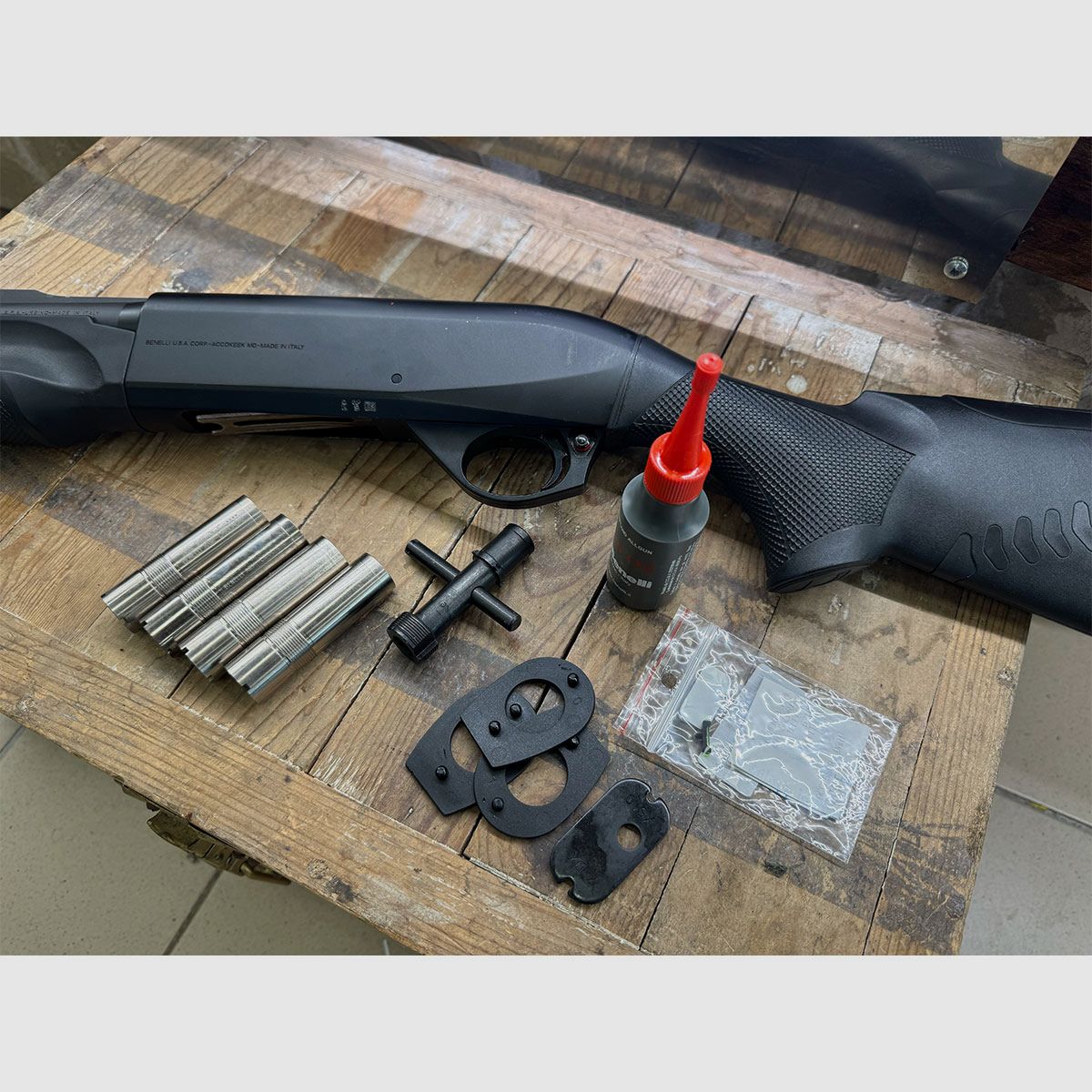 GEBRAUCHT – SEMIAUTOMATISCHES GEWEHR – BENELLI MOD. M2 Kal. 12, Bild 6 von 6