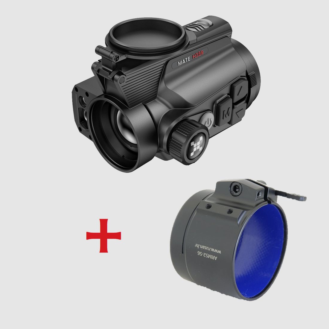 Nocpix Mate H38 R Wrmebild- Vorsatzgert im Premium Komplettset