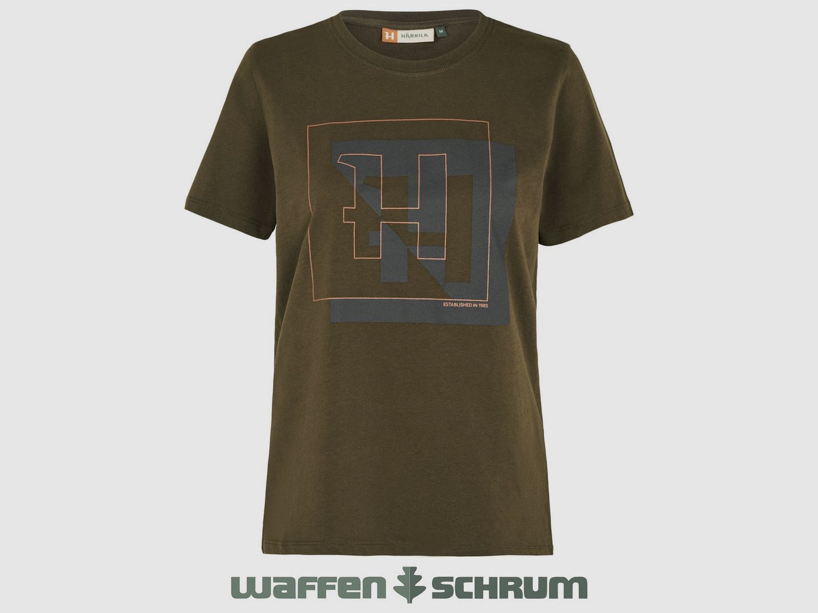 Härkila T-Shirt H-Logo Willow Green