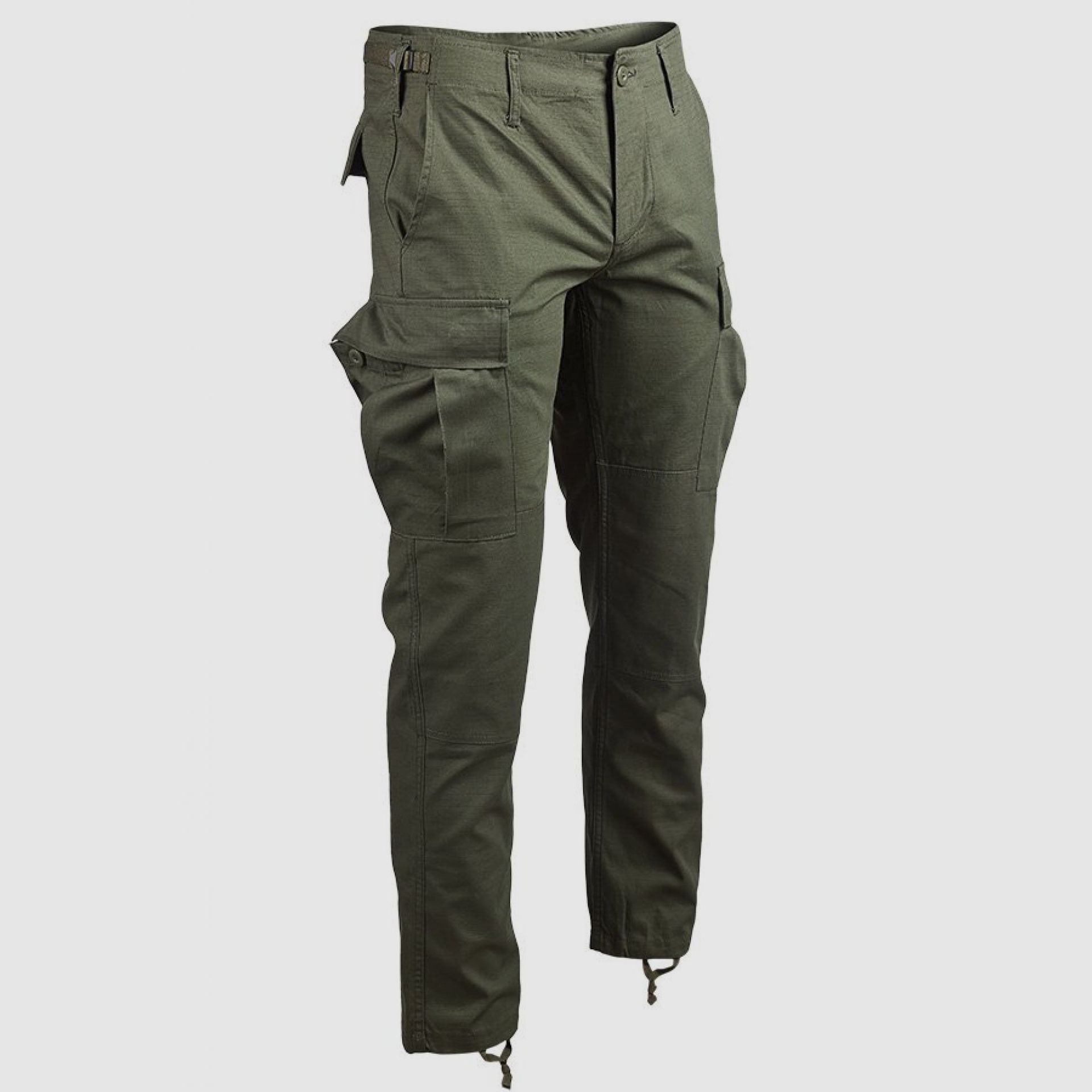 US BDU combat trousers FELDHOSE R/S “SLIM FIT” OLIV, image 3 of 4