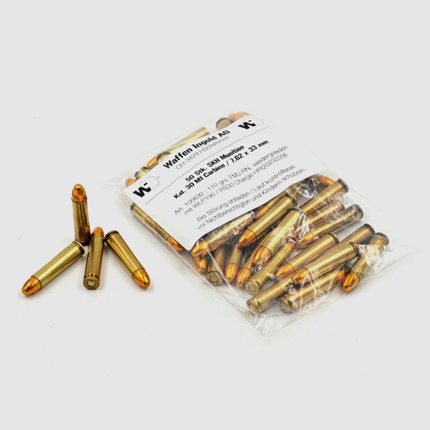 SKH, 30 Carbine, HS-RK, 110 gr., 50 pcs.