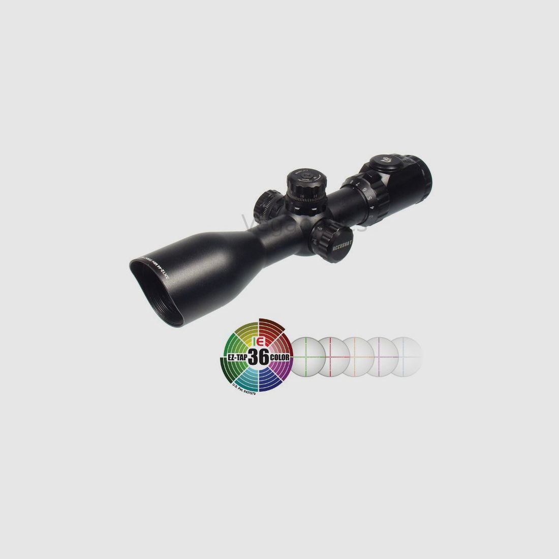UTG Accushot Zielfernrohr 3-12x44 30 mm Mil-Dot